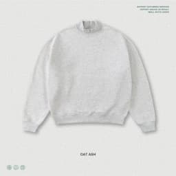 ZODF New Winter Man 345gsm Loose Fit Fleece Sweatshirt Unisex Cusual Boxy Warm Half Turtleneck Pullovers HY1181