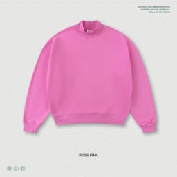 ZODF New Winter Man 345gsm Loose Fit Fleece Sweatshirt Unisex Cusual Boxy Warm Half Turtleneck Pullovers HY1181