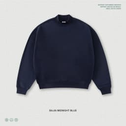 ZODF New Winter Man 345gsm Loose Fit Fleece Sweatshirt Unisex Cusual Boxy Warm Half Turtleneck Pullovers HY1181