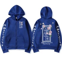 Anime Bungo Stray Dogs Zipper Hoodie Dazai Osamu Men Women Harajuku Sweatshirts Unisex Pullover Clothing Boy Girl Women's Jacket
