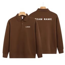 customized LOGO Premium Cozy Quarter Sweatshirts Unisex 310 gsm Velvet Polo Collar Quality Cotton Mens Sweatshirts LS-GT2516