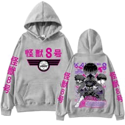 Anime Kaiju No 8 Soushirou Hoshina Hoodies Harajuku Hip Hop Pullover Tops SOSHIRO HOSHINA Cartoon Sweatshirts Gift