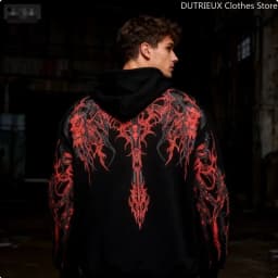 Winter Autumn Insulated Men's Hoodie, Stylish Fashionable Street Caped Sports Shirt, Oversized Loose Comfortable Pullover Shirt