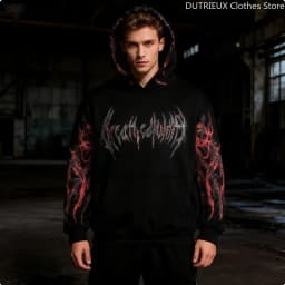 Winter Autumn Insulated Men's Hoodie, Stylish Fashionable Street Caped Sports Shirt, Oversized Loose Comfortable Pullover Shirt