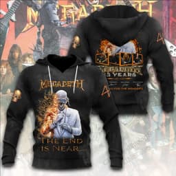 Vintage Megadeth Rock Band 3d Print Hoodies Men Women Fashion Hoodie Teens Sweatshit Unisex Sweats Women Clothing Oversized