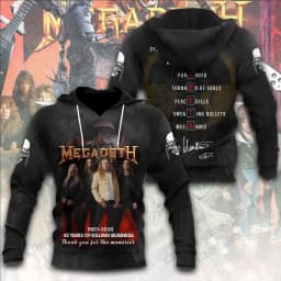 Vintage Megadeth Rock Band 3d Print Hoodies Men Women Fashion Hoodie Teens Sweatshit Unisex Sweats Women Clothing Oversized