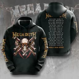 Vintage Megadeth Rock Band 3d Print Hoodies Men Women Fashion Hoodie Teens Sweatshit Unisex Sweats Women Clothing Oversized