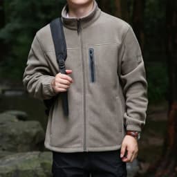 New Korean Warm Thermal Casual Fleece Hoodie for Men High Quality Zipper Perfect Autumn and Winter Sweatshirts Fleeced Clothing