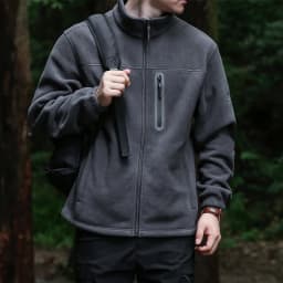 New Korean Warm Thermal Casual Fleece Hoodie for Men High Quality Zipper Perfect Autumn and Winter Sweatshirts Fleeced Clothing