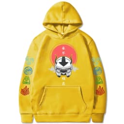 90s Casual Sweatshirts Avatar The Last Airbender Y2k Mens Hoodies Streetwear Hip Hop Harajuku Pullovers Fashion Mange Clothes