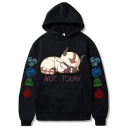 90s Casual Sweatshirts Avatar The Last Airbender Y2k Mens Hoodies Streetwear Hip Hop Harajuku Pullovers Fashion Mange Clothes
