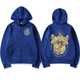 Anime Jojo Bizarre Adventure Zipper Hoodies Dio Brando Manga Zip Up Hooded Sweatshirts Men Women Fashion Casual Pullovers Coats