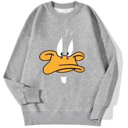 Cartoon Duck Personalized Print Man Hoodies Hip Hop Autumn Warm Hoodie Casual Fashion Hoody Harajuku Big Size Unisex Pullover