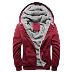 2025 New Men Hoodies Winter Thick Warm Fleece Zipper Men Hoodies Coat Sportwear Male Streetwear Hooded Sweatshirts Men M-5XL