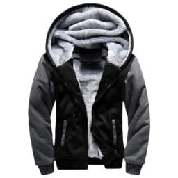 2025 New Men Hoodies Winter Thick Warm Fleece Zipper Men Hoodies Coat Sportwear Male Streetwear Hooded Sweatshirts Men M-5XL