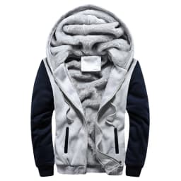 2025 New Men Hoodies Winter Thick Warm Fleece Zipper Men Hoodies Coat Sportwear Male Streetwear Hooded Sweatshirts Men M-5XL