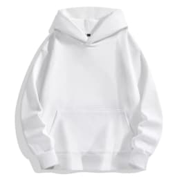 2025 New Thick 480gsm 100% Cotton Hooded Hoodies For Men Unisex Winter Oversized Loose Basic Solid Sweatshirts Pullovers Coats