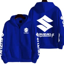 Suzuki Hayabusa Logo Motorcycle Racing Team Men Zipper Hoodie 2026 Fashion Women Sweatshirt Spring Autumn Couple Jackets Coat