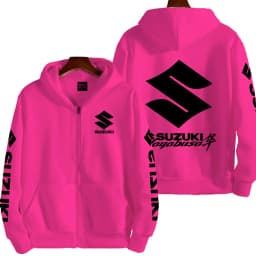 Suzuki Hayabusa Logo Motorcycle Racing Team Men Zipper Hoodie 2026 Fashion Women Sweatshirt Spring Autumn Couple Jackets Coat