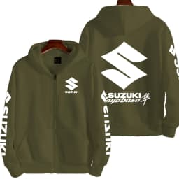 Suzuki Hayabusa Logo Motorcycle Racing Team Men Zipper Hoodie 2026 Fashion Women Sweatshirt Spring Autumn Couple Jackets Coat