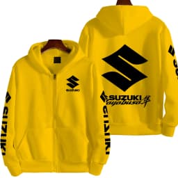Suzuki Hayabusa Logo Motorcycle Racing Team Men Zipper Hoodie 2026 Fashion Women Sweatshirt Spring Autumn Couple Jackets Coat