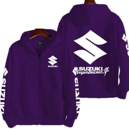 Suzuki Hayabusa Logo Motorcycle Racing Team Men Zipper Hoodie 2026 Fashion Women Sweatshirt Spring Autumn Couple Jackets Coat