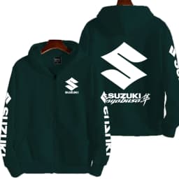 Suzuki Hayabusa Logo Motorcycle Racing Team Men Zipper Hoodie 2026 Fashion Women Sweatshirt Spring Autumn Couple Jackets Coat