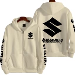 Suzuki Hayabusa Logo Motorcycle Racing Team Men Zipper Hoodie 2026 Fashion Women Sweatshirt Spring Autumn Couple Jackets Coat