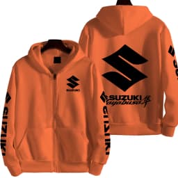 Suzuki Hayabusa Logo Motorcycle Racing Team Men Zipper Hoodie 2026 Fashion Women Sweatshirt Spring Autumn Couple Jackets Coat
