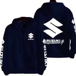 Suzuki Hayabusa Logo Motorcycle Racing Team Men Zipper Hoodie 2026 Fashion Women Sweatshirt Spring Autumn Couple Jackets Coat