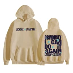 Lucho Rk La Pantera Fasssilito Tour 2026 Print Hoodies Men Women Fashion Trend Gothic Sweatshirts Casual High Quality Pullovers