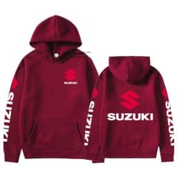Suzuki Logo Motorcycle Racing Team Men Hoodie 2026 New Casual Women Sweatshirt Spring Autumn Couple Oversized Pullover Tops
