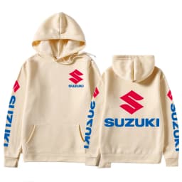 Suzuki Logo Motorcycle Racing Team Men Hoodie 2026 New Casual Women Sweatshirt Spring Autumn Couple Oversized Pullover Tops