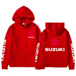 Suzuki Logo Motorcycle Racing Team Men Hoodie 2026 New Casual Women Sweatshirt Spring Autumn Couple Oversized Pullover Tops