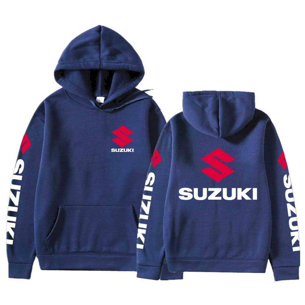 Suzuki Logo Motorcycle Racing Team Men Hoodie 2026 New Casual Women Sweatshirt Spring Autumn Couple Oversized Pullover Tops