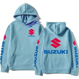 Suzuki Logo Motorcycle Racing Team Men Hoodie 2026 New Casual Women Sweatshirt Spring Autumn Couple Oversized Pullover Tops