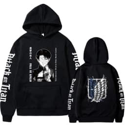 Attack on Titan Anime Hoodie 2023 Hot Sale Pullovers Sweatshirts Levi Ackerman Graphic Printed Tops Casual Hip Hop Streetwear