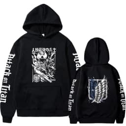 Attack on Titan Anime Hoodie 2023 Hot Sale Pullovers Sweatshirts Levi Ackerman Graphic Printed Tops Casual Hip Hop Streetwear