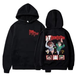 Anime DANDADAN Hoodies Manga Ayase Momo Okarun Hoodie Men Women Casual Hoodie Fashion Streetwear Dan Da Dan Hooded Sweatshirts