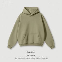 European-and-American-Street-Fashion-Autumn-Men's-Solid-Color-Loose-Thick-Hooded-Sweatshirt-Neutral-Plus-Velvet-Sweatshirt