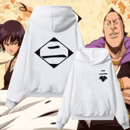 Anime Bleach Kuchiki Byakuya Abarai Renji Hoodies sweatshirt Cosplay Gotei 6 Streetwear Man Woman oversized hoodies
