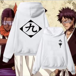 Anime Bleach Kuchiki Byakuya Abarai Renji Hoodies sweatshirt Cosplay Gotei 6 Streetwear Man Woman oversized hoodies