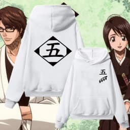 Anime Bleach Kuchiki Byakuya Abarai Renji Hoodies sweatshirt Cosplay Gotei 6 Streetwear Man Woman oversized hoodies