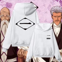 Anime Bleach Kuchiki Byakuya Abarai Renji Hoodies sweatshirt Cosplay Gotei 6 Streetwear Man Woman oversized hoodies