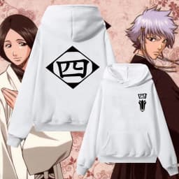 Anime Bleach Kuchiki Byakuya Abarai Renji Hoodies sweatshirt Cosplay Gotei 6 Streetwear Man Woman oversized hoodies