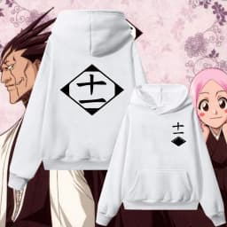 Anime Bleach Kuchiki Byakuya Abarai Renji Hoodies sweatshirt Cosplay Gotei 6 Streetwear Man Woman oversized hoodies