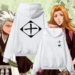 Anime Bleach Kuchiki Byakuya Abarai Renji Hoodies sweatshirt Cosplay Gotei 6 Streetwear Man Woman oversized hoodies