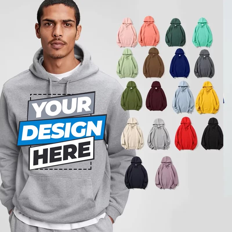 2025 Spring And Autumn 280gsm Men Women Hooded Sweatshirt Personalized Custom Anywhere Your Own Design Brand Picture Pullover