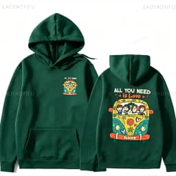 The B-Beatles Band Round Neck Hoodie Women's Hooded Hoodie European and American Rock Casual Hooded New in Hoodies & Sweatshirts