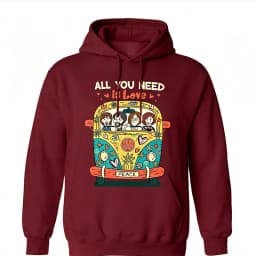 The B-Beatles Band Round Neck Hoodie Women's Hooded Hoodie European and American Rock Casual Hooded New in Hoodies & Sweatshirts